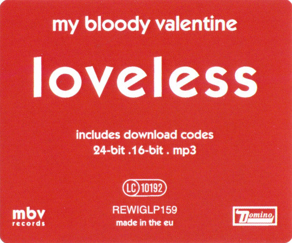 My Bloody Valentine - Loveless (1991) - Mint- LP Record 2021 Domino MBV Europe Vinyl & Download - Shoegaze / Alternative Rock - Shuga Records