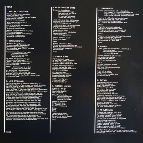 Germs - (GI) (1979) - VG LP Record 2005 Rhino USA 180 gram Vinyl & Insert - Punk Rock / Grail - Shuga Records