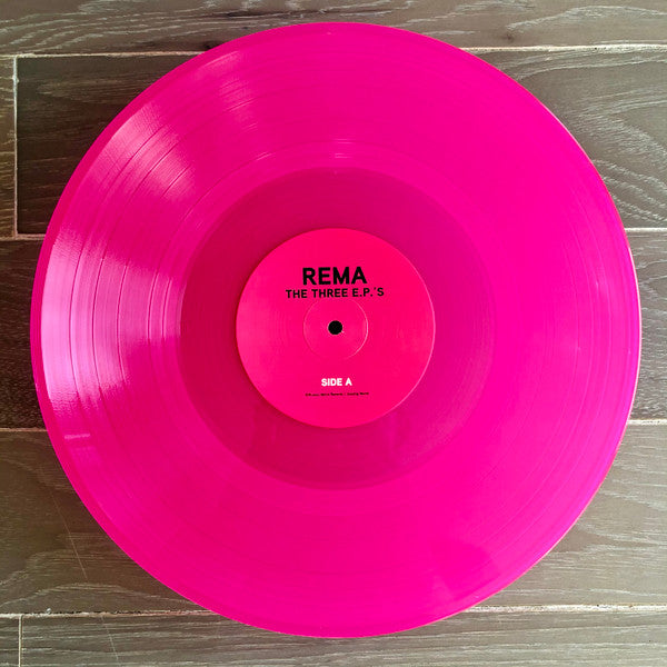 Rema - The Three E.P.'s - New LP Record 2021 Mavin Vinyl Me Please Neon Pink Vinyl & LOW Numbered 00017 - Hip Hop / Afrobeat - Shuga Records