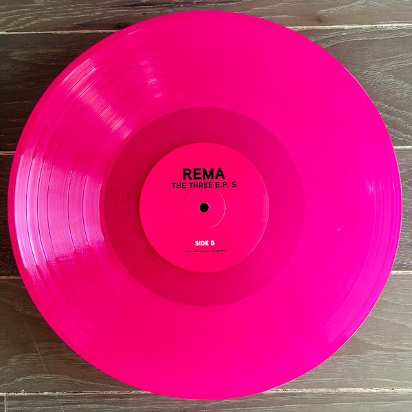 Rema - The Three E.P.'s - New LP Record 2021 Mavin Vinyl Me Please Neon Pink Vinyl & LOW Numbered 00017 - Hip Hop / Afrobeat - Shuga Records