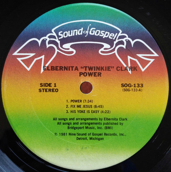 Elbernita Twinkie Clark - Ye Shall Receive Power - VG+ LP Record 1981 Sound Of Gospel USA Original Press Vinyl & Label Booklet - Gospel / Soul / Disco - Shuga Records