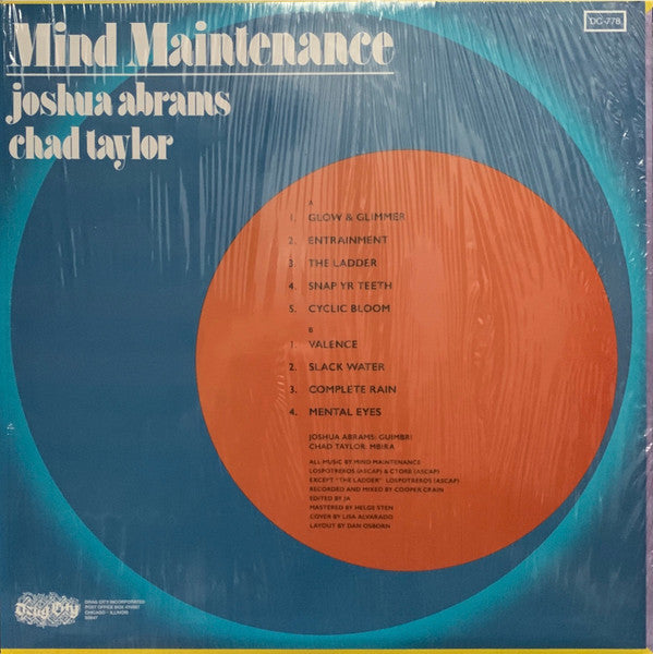 Mind Maintenance (Joshua Abrams & Chad Taylor) -  Mind Maintenance - New LP Record 2021 Drag City Vinyl - Chicago Jazz / Avant-Garde / African - Shuga Records