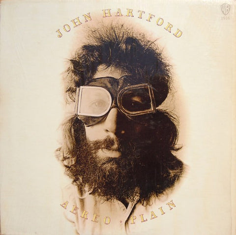 John Hartford - Aereo-Plain - VG+ LP Record 1971 Warner USA Original Vinyl & Insert - Folk Rock / Bluegrass
