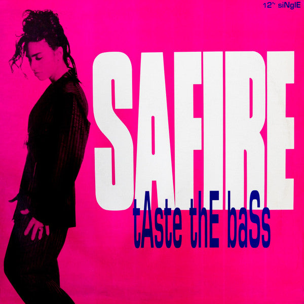 Safire - Taste The Bass - Mint- 12" Single Record 1991 Mercury USA Vinyl - House / Garage House
