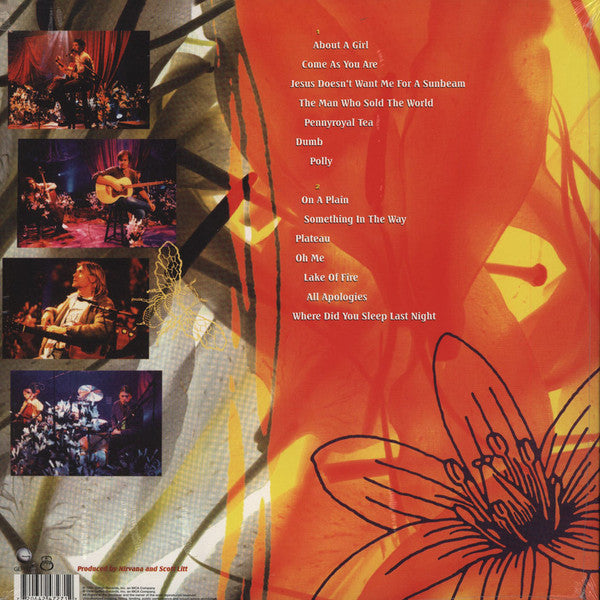 Nirvana - MTV Unplugged in New York (1993) - VG+ LP Record 2008 Geffen Europe 180 gram Vinyl - Alternative Rock / Grunge / Acoustic - Shuga Records