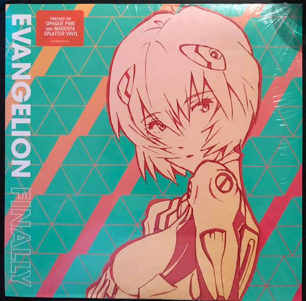 Yoko Takahashi, Megumi Hayashibara ‎– Evangelion Finally - New 2 LP Record 2021 Milan Opaque Pink and Magenta Splatter Vinyl - Soundtrack / Anis