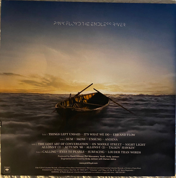 Pink Floyd - The Endless River - New 2 LP Record 2014 CBS USA 180 gram Vinyl & Booklet - Prog Rock / Classic Rock - Shuga Records