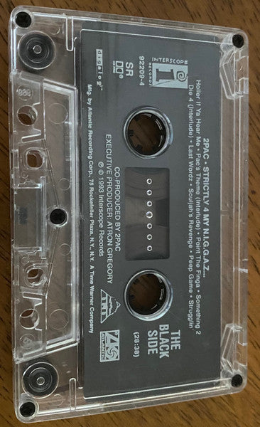 2Pac - Strictly 4 My N.I.G.G.A.Z. - VG+ Cassette 1993 Interscope USA Original Tape - Hip Hop - Shuga Records
