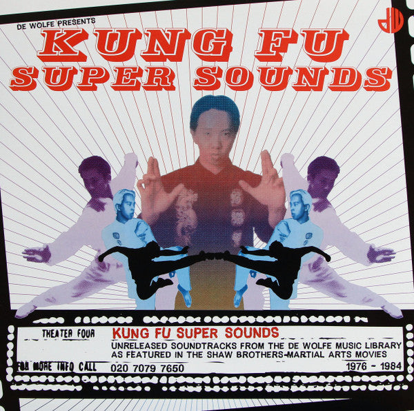 Various - Kung Fu Super Sounds - VG+ LP Record 2009 De Wolfe Music UK Vinyl - Soundtrack / Theme / Score / Funk / Jazz - Shuga Records