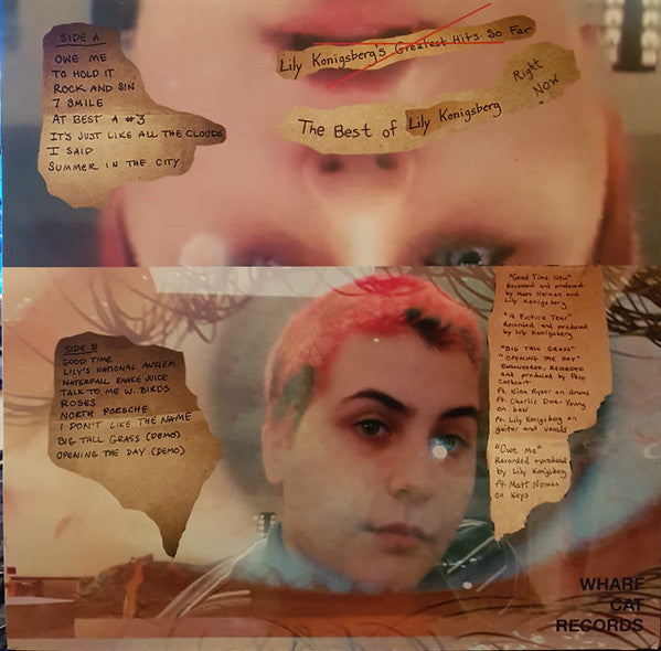 Lily Konigsberg - The Best of Lily Konigsberg Right Now - New LP Record 2021 Wharf Cat Black Vinyl - Indie Pop - Shuga Records