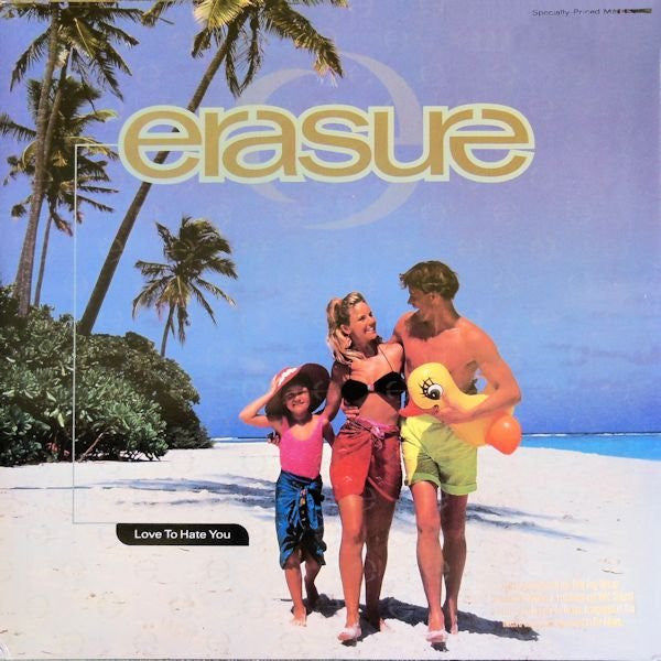 Erasure - Love To Hate You - Mint- 12" Single Record 1991 Sire Reprise USA Promo Vinyl - Synth-pop / Dance-Pop - Shuga Records