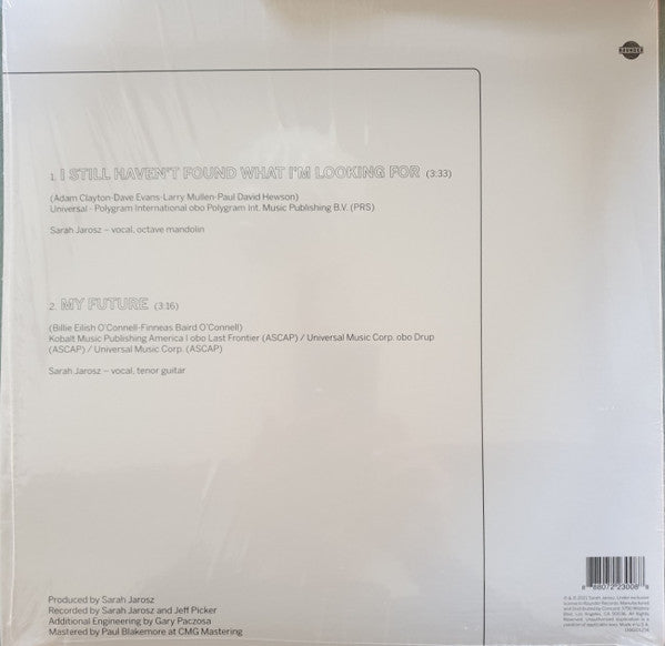 Sarah Jarosz - I Still Haven't Found What I'm Looking For / My Future - Mint- EP Record Store Day 2021 Rounder RSD Black & Silver Vinyl - Pop Rock / Acoustic - Shuga Records