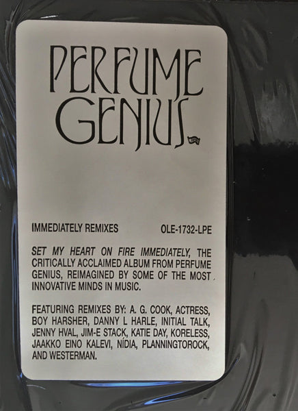 Perfume Genius – Immediately Remixes - New 2 LP Record 2021 Matador Silver Vinyl - Art Rock / Leftfield