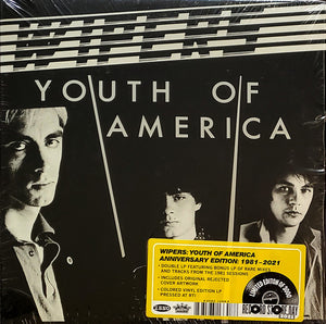 Wipers - Youth Of America (1981) - New 2 LP Record Store Day 2021 Jackpot USA Clear / Black Smoke Vinyl - Punk / Art Rock