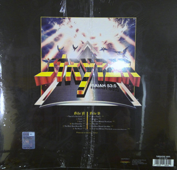 Stryper – God Damn Evil (2018) - Mint- LP Record Store Day 2021 Frontiers Music SRL Turquoise 180 gram Vinyl - Hard Rock / Heavy Metal - Shuga Records