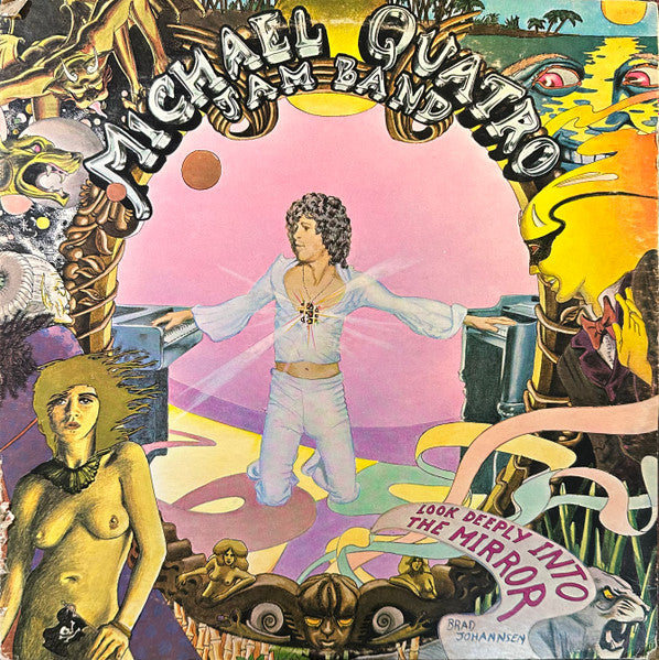 Michael Quatro Jam Band - Look Deeply Into The Mirror - Mint- LP Record 1973 Evolution USA Vinyl - Prog Rock - Shuga Records