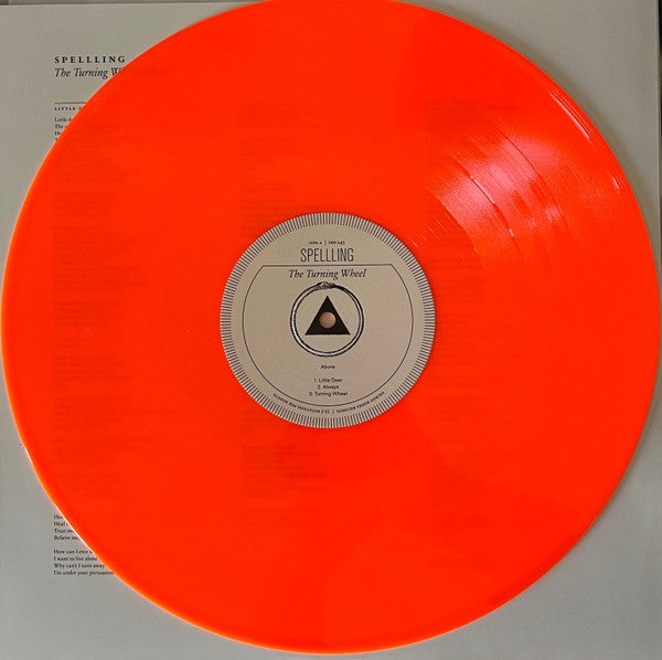 Spellling - The Turning Wheel - Mint- 2 LP Record 2021 Sacred Bones Hot Orange Vinyl - Art Rock / Indie Pop / Electronic - Shuga Records