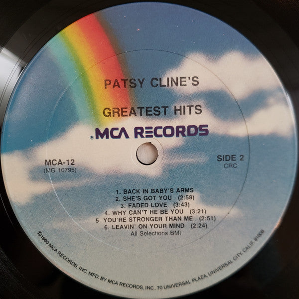Patsy Cline - 12 Greatest Hits - Mint- LP Record 1988 MCA USA Club Edition Vinyl - Country - Shuga Records