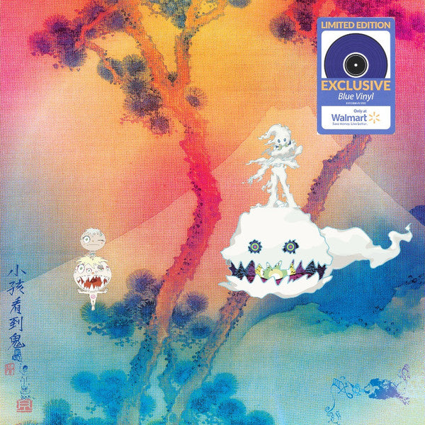 KIDS SEE GHOSTS - Kids See Ghosts - Mint- LP Record 2018 Def Jam Walmart Exclusive Blue Translucent Vinyl & Insert - Hip Hop / Pop Rap - Shuga Records