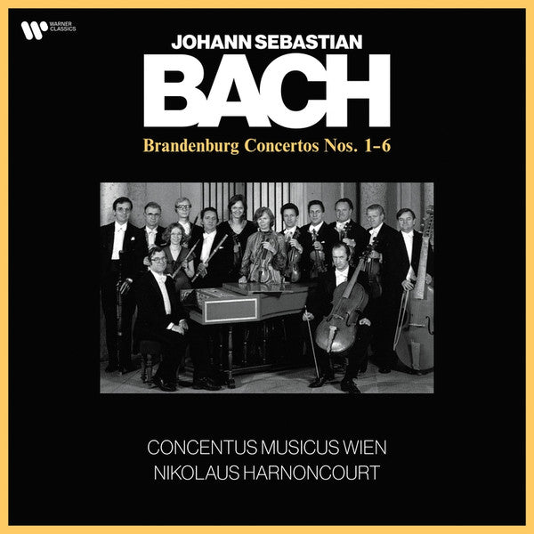 Concentus Musicus Wien / Harnoncourt - Bach - Brandenburg Concertos Nos. 1-6 - Mint- 2 LP Record 2021 Warner Germany Vinyl - Classical - Shuga Records