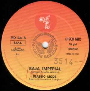 Plastic Mode - Baya Imperial - VG+ 12" Single Record Discomagic Italy Vinyl - Italo-Disco - Shuga Records