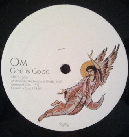 Om - God is Good - VG+ LP Record 2009 Drag City USA Original Press Vinyl & Foil-Stamped Cover - Stoner Rock / Doom Metal - Shuga Records