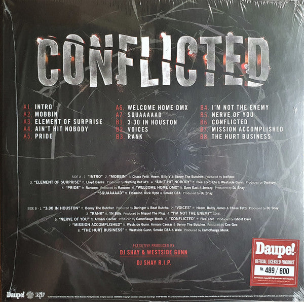 Griselda & BSF - Conflicted Soundtrack - Mint- LP Record 2021 Daupe! UK Cola Vinyl & Numbered 576/600 Vinyl - Hardcore Hip-Hop / Boom Bap - Shuga Records