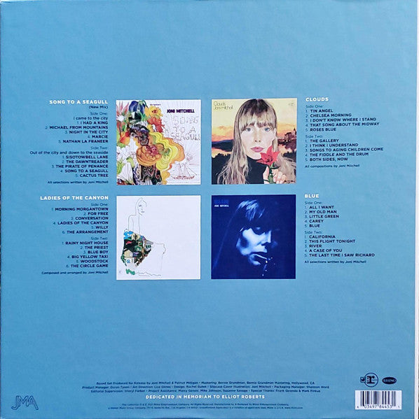 Joni Mitchell - The Reprise Albums (1968-1971) - Mint- 4 LP Record 2021 Reprise Rhino 180 gram Vinyl - Soft Rock / Folk Rock - Shuga Records