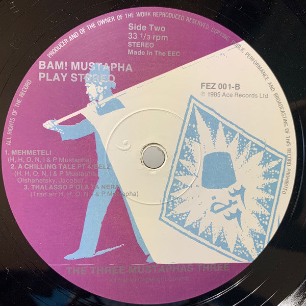 3 Mustaphas 3 - Bam! Mustaphas Play Stereo - VG+ LP Record 1985 Globe Style Europe Vinyl - Rock / Folk Rock - Shuga Records