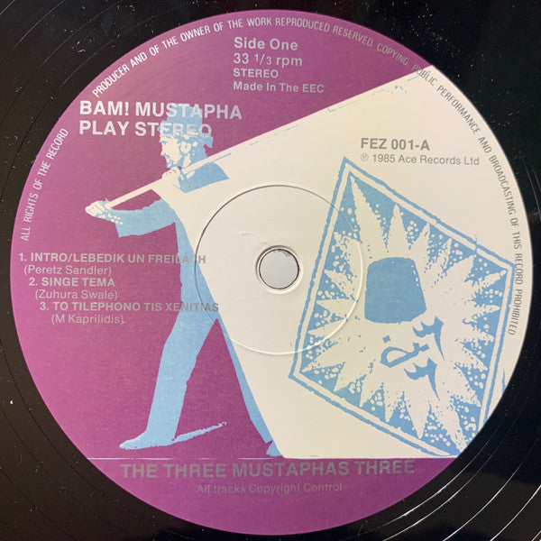 3 Mustaphas 3 - Bam! Mustaphas Play Stereo - VG+ LP Record 1985 Globe Style Europe Vinyl - Rock / Folk Rock - Shuga Records
