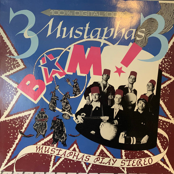 3 Mustaphas 3 - Bam! Mustaphas Play Stereo - VG+ LP Record 1985 Globe Style Europe Vinyl - Rock / Folk Rock - Shuga Records