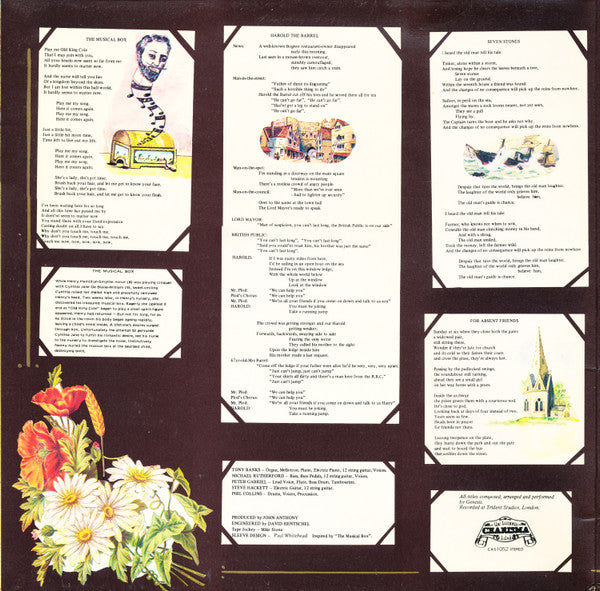 Genesis - Nursery Cryme (1971) - Mint- LP Record 1975 Charisma UK Pink Small Mad Hatter Label Vinyl - Prog Rock / Pop Rock - Shuga Records