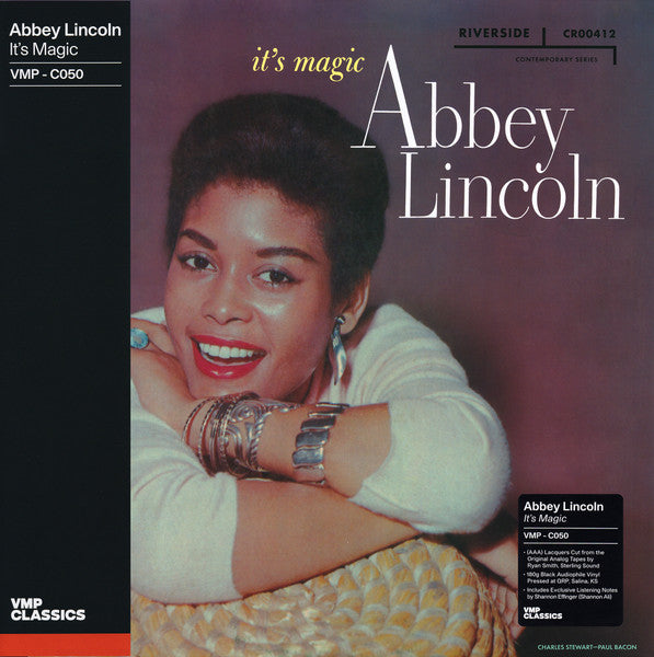 Abbey Lincoln - It's Magic (1958) - New LP Record 2021 Riverside Vinyl Me Please 180 gram Vinyl - Hard Bop / Vocal Jazz - Shuga Records