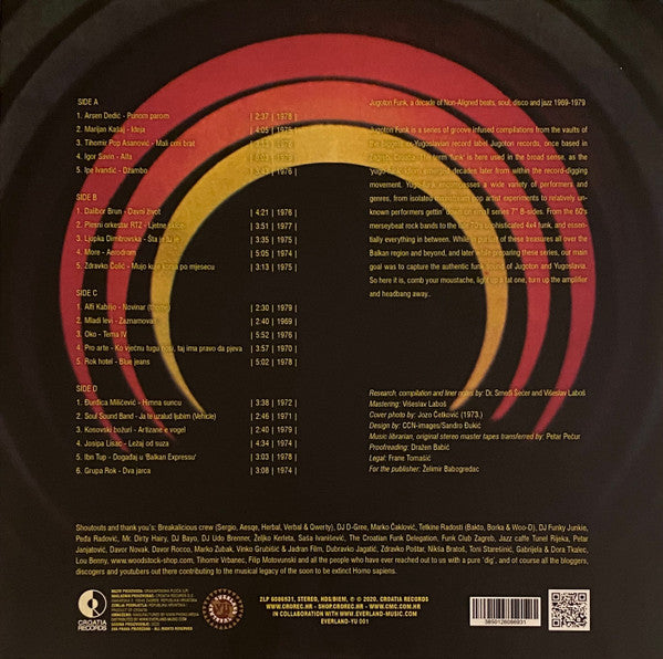 Various - Jugoton Funk Vol. 1 - A Decade Of Non-Aligned Beats, Soul, Disco And Jazz 1969-1979 - Mint- 2 LP Record 2020 Croatia Vinyl - Disco / Funk / Jazz / Psychedelic - Shuga Records