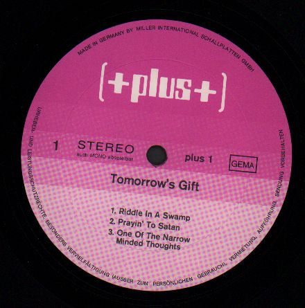 Tomorrow's Gift – Tomorrow's Gift - Mint- 2 LP Record 1970 +plus+ Germany Vinyl - Prog Rock