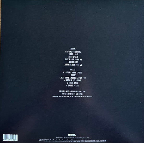 Zach Bryan - DeAnn - New LP Record 2022 Warner USA Vinyl - Country / Folk - Shuga Records