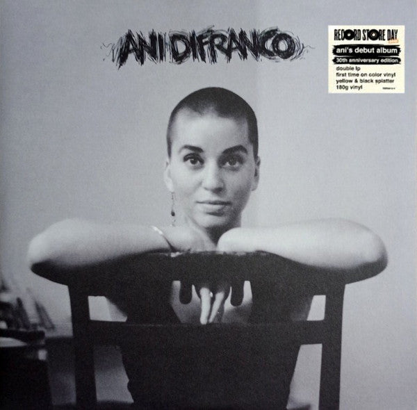 Ani DiFranco - Ani DiFranco (1990) - Mint- 2 LP Record Store Day 2021 Righteous Babe RSD Yellow With Black Splatter Vinyl & insert - Rock / Folk Rock / Acoustic - Shuga Records