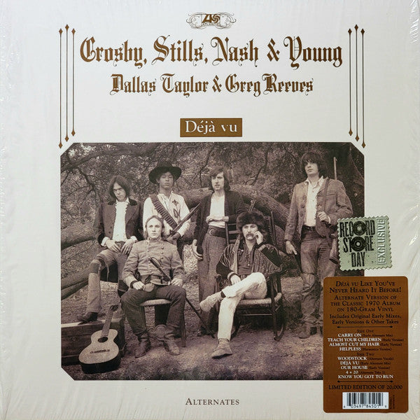 Crosby, Stills, Nash & Young - Déjà Vu (1969) - Alternates - New LP Record Store Day 2021 Atlantic 180 gram Vinyl - Folk Rock / Country Rock - Shuga Records