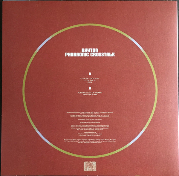 Rhyton - Pharaonic Crosstalk - Mint- LP Record 2021 Feeding Tube Vinyl - Psychedelic Rock / Experimental - Shuga Records