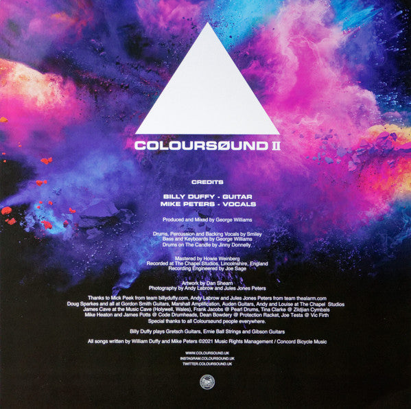 Coloursøund - Coloursøund II - Mint- LP Record 2021 Great North Western UK Blue Vinyl, Signed Insert & Other Inserts - Alternative Rock / Indie Rock - Shuga Records