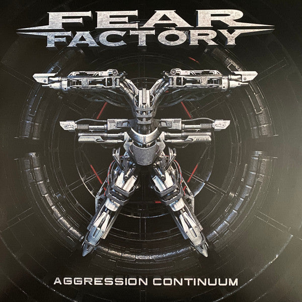 Fear Factory - Aggression Continuum - Mint- 2 LP Record 2021 Nuclear Blast Grey/Light Blue Swirl w/ Black Splatter Vinyl - Industrial Metal / Heavy Metal