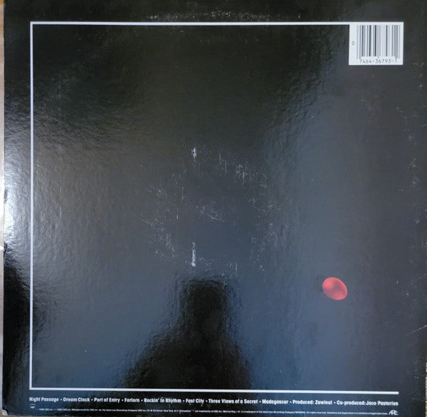 Weather Report - Night Passage - VG+ LP Record 1980 ARC Columbia USA Vinyl - Jazz Fusion / Afro-Cuban - Shuga Records