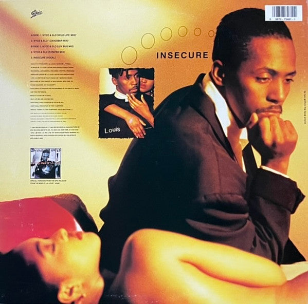 Lil Louis & The World - Nyce & Slo - Mint- 12" Single Record 1990 Epic USA Vinyl - Chicago  House / Deep House - Shuga Records