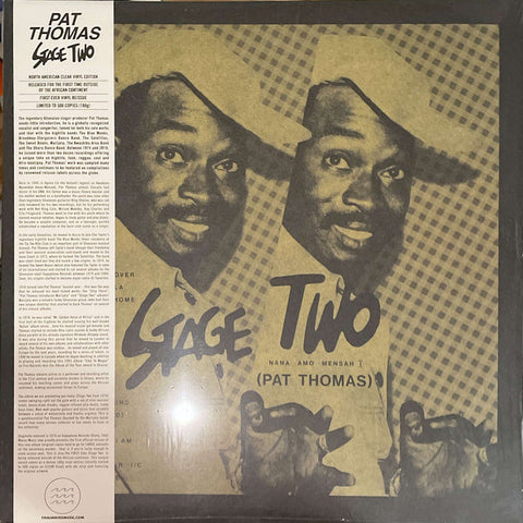 Pat Thomas – Stage Two (1976) - New LP Record 2021 Tidal Waves Music Clear Vinyl & OBI - Funk / Afrobeat / Highlife / Reggae