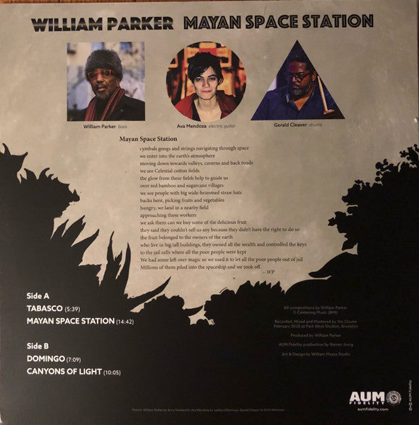William Parker - Mayan Space Station - Mint- LP Record 2021 AUM Fidelity USA Vinyl & Download - Jazz / Free Jazz / Jazz Fusion - Shuga Records