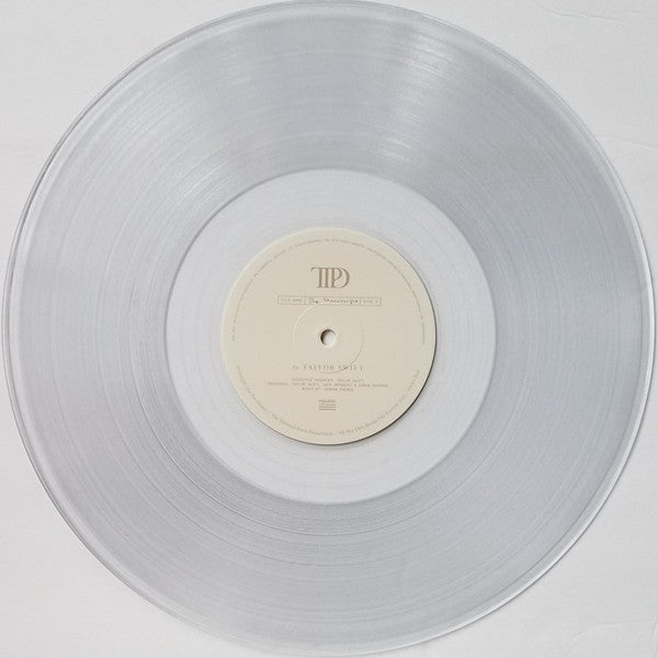 Taylor Swift - The Tortured Poets Department - Mint- 2 LP Record 2024 Republic The Manuscript Phantom Clear vinyl & Book - Synth-pop / Pop Rock - Shuga Records