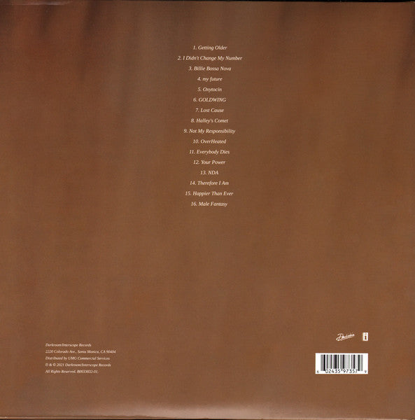 Billie Eilish - Happier Than Ever - Mint- 2 LP Record 2021 Darkroom Target Exclusive Light Blue Vinyl & Poster - Indie Pop - Shuga Records