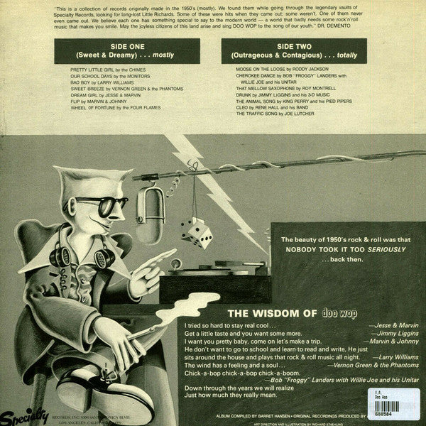 Various - Doo Wop (1968) - Mint- LP Record 1980s Specialty USA Vinyl - Rock & Roll / Doo Wop - Shuga Records