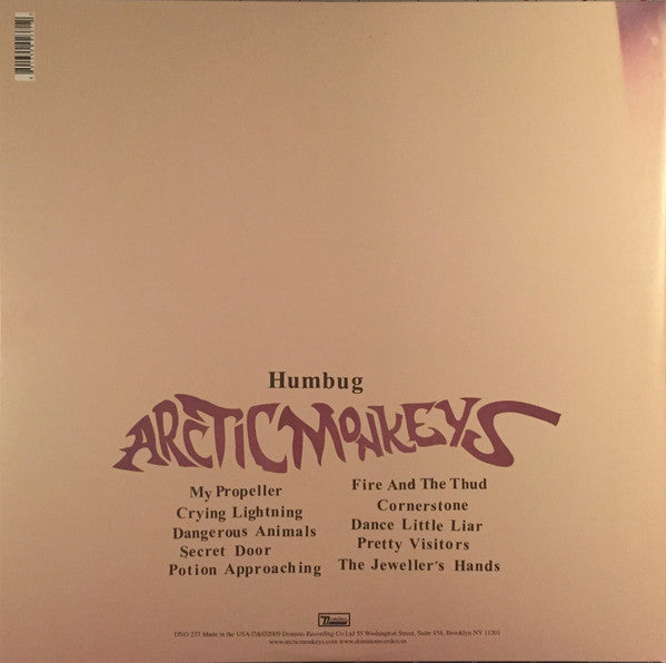 Arctic Monkeys - Humbug (2009) - Mint- LP Record 2023 Domino Vinyl, Insert & Download - Alternative Rock / Indie Rock - Shuga Records