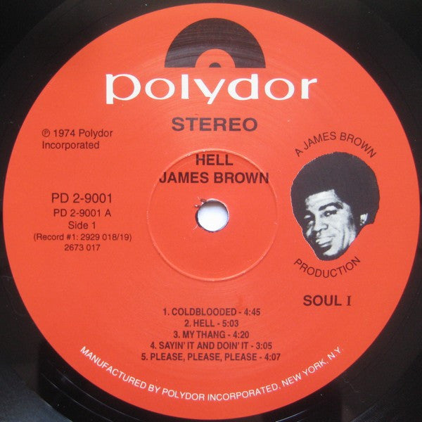 James Brown - Hell (1974) - Mint- 2 LP Record 1997 Polydor USA Vinyl - Funk / Soul - Shuga Records